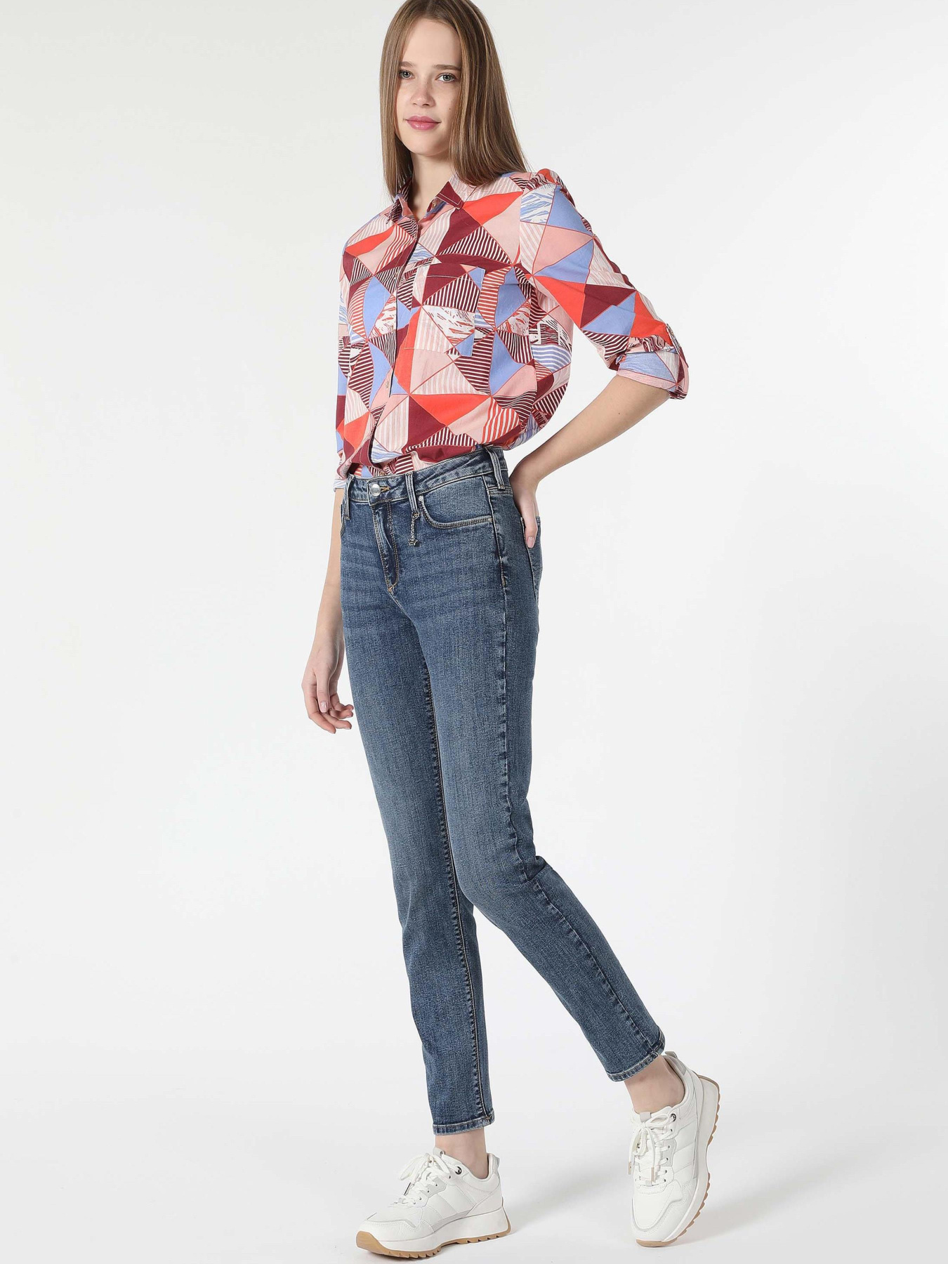 Скинни джинсы Colin’s модель CL1061411_Q1.V2_DN42323 Фото