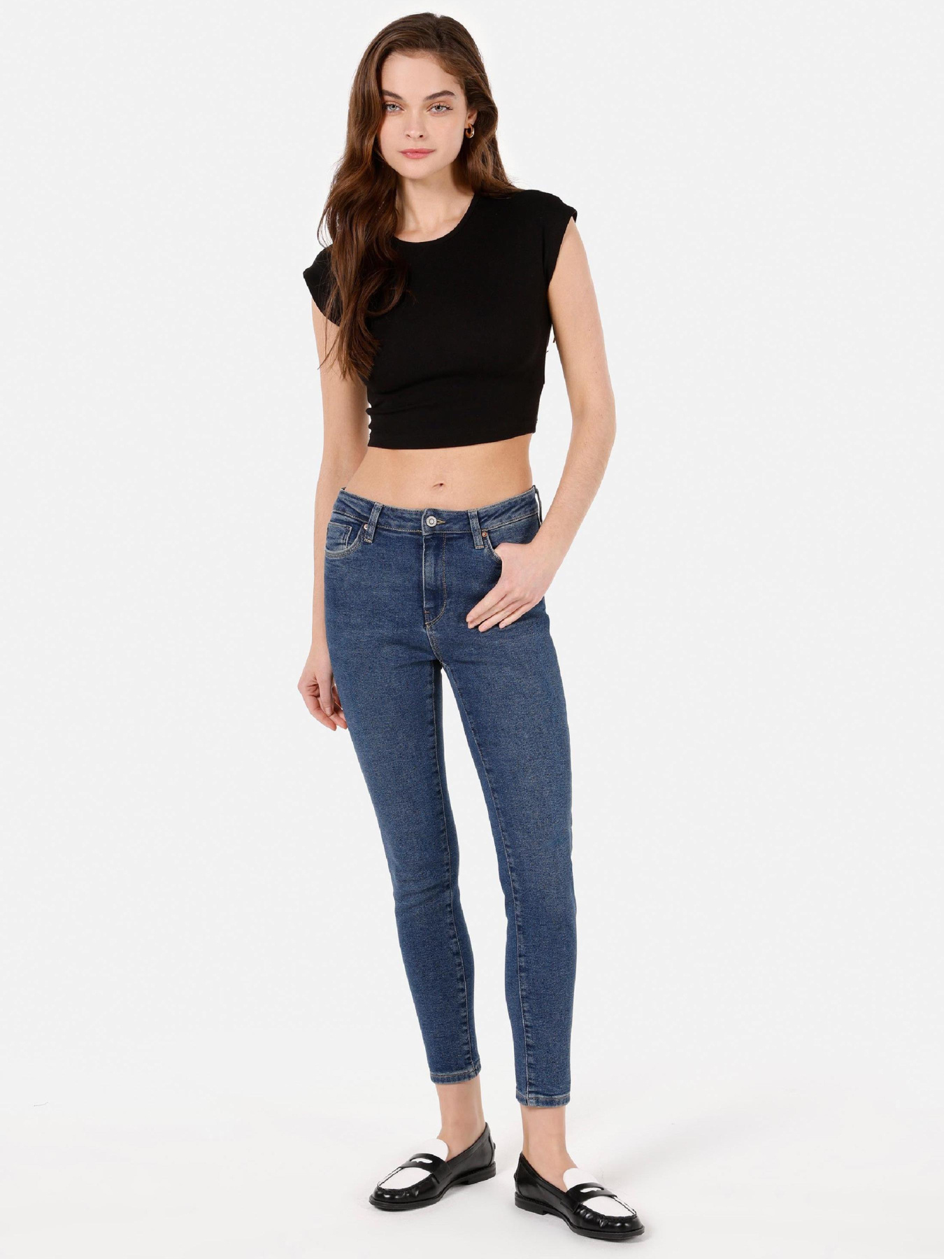 Скинни джинсы Colin’s модель CL1071437_Q1.V1_DN02103 Фото