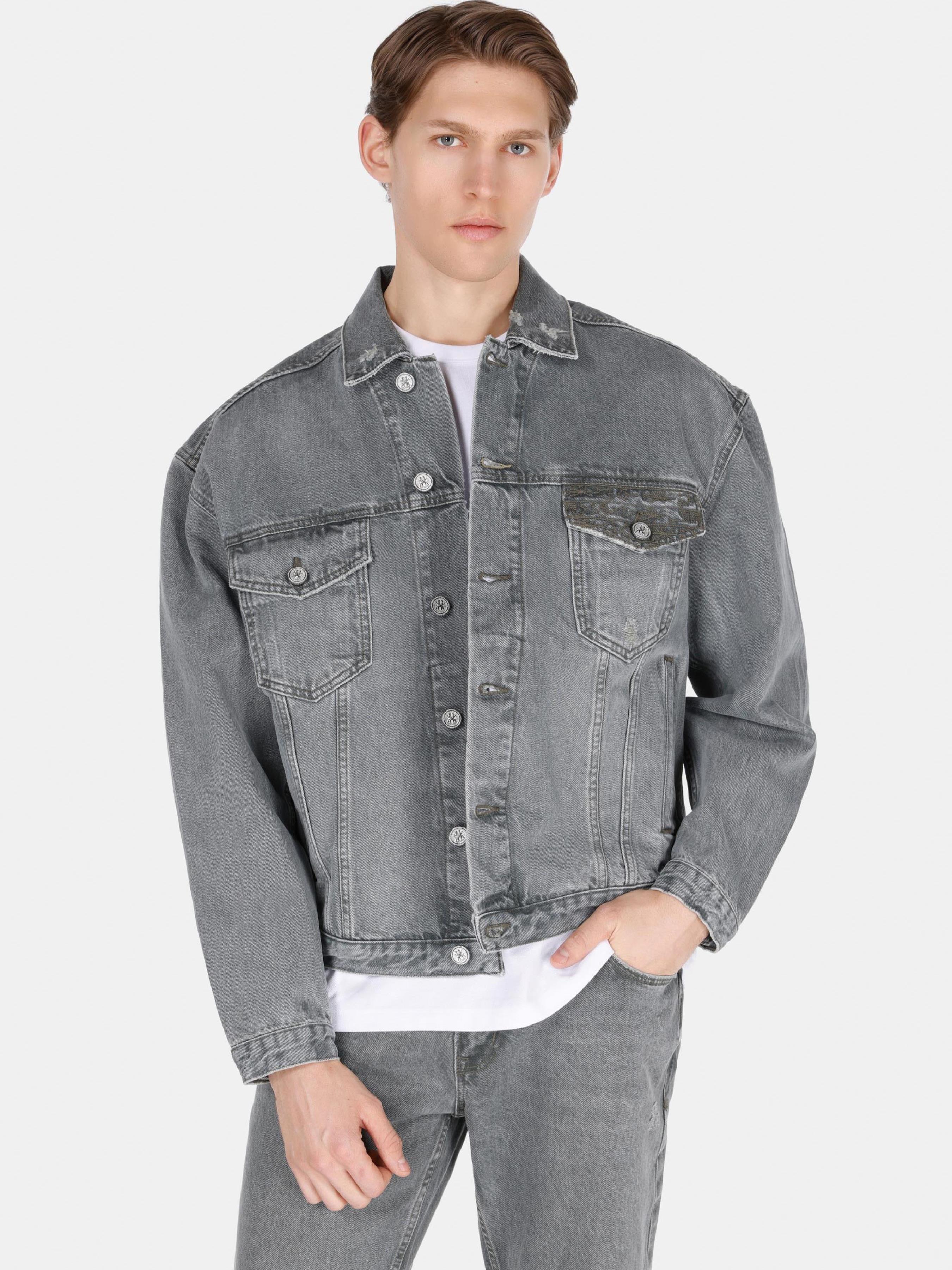 Чоловічі Куртки та дублянки Colin’s  (CL1073437_Q1.V1_DN44041) колір чорний, матеріал комбінований верх