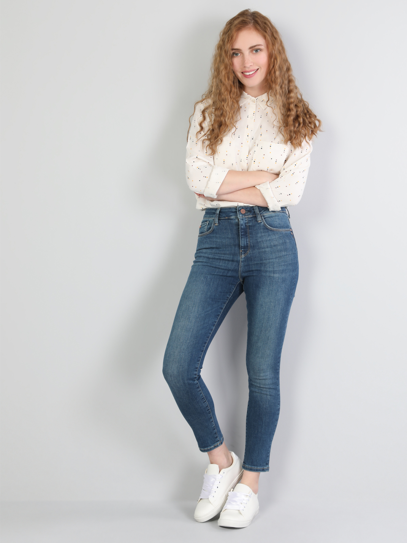 Скинни джинсы Colin’s модель CL1045984_Q1.V1_DN40159 Фото