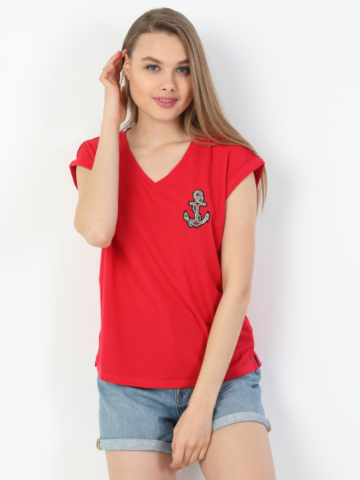 Футболки и поло Colin’s модель CL1049509_Q1.V1_RED Фото