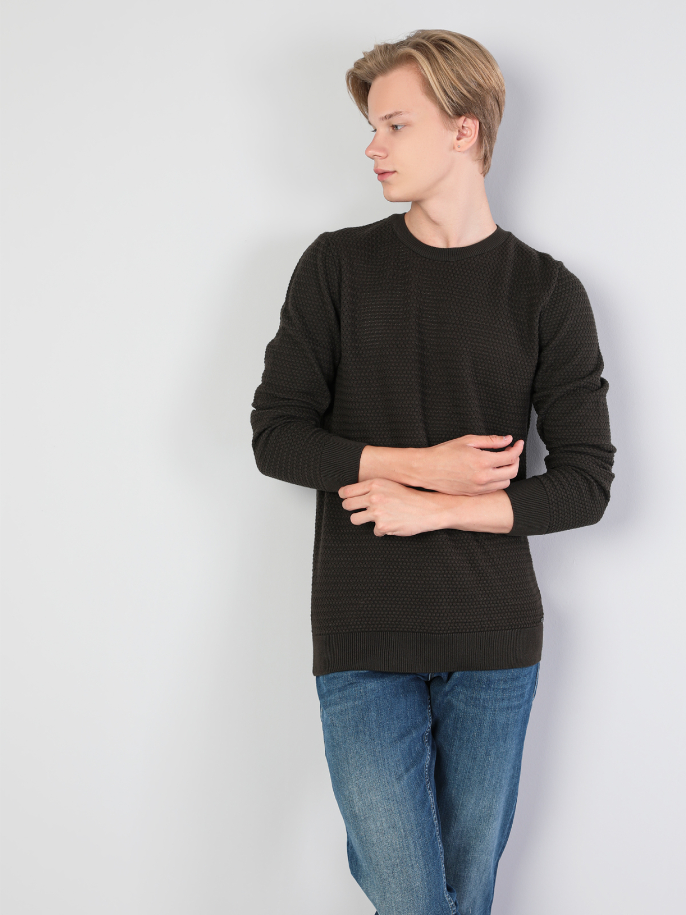 Кофты и свитера Colin’s модель CL1044261_Q1.V1_KHA Фото