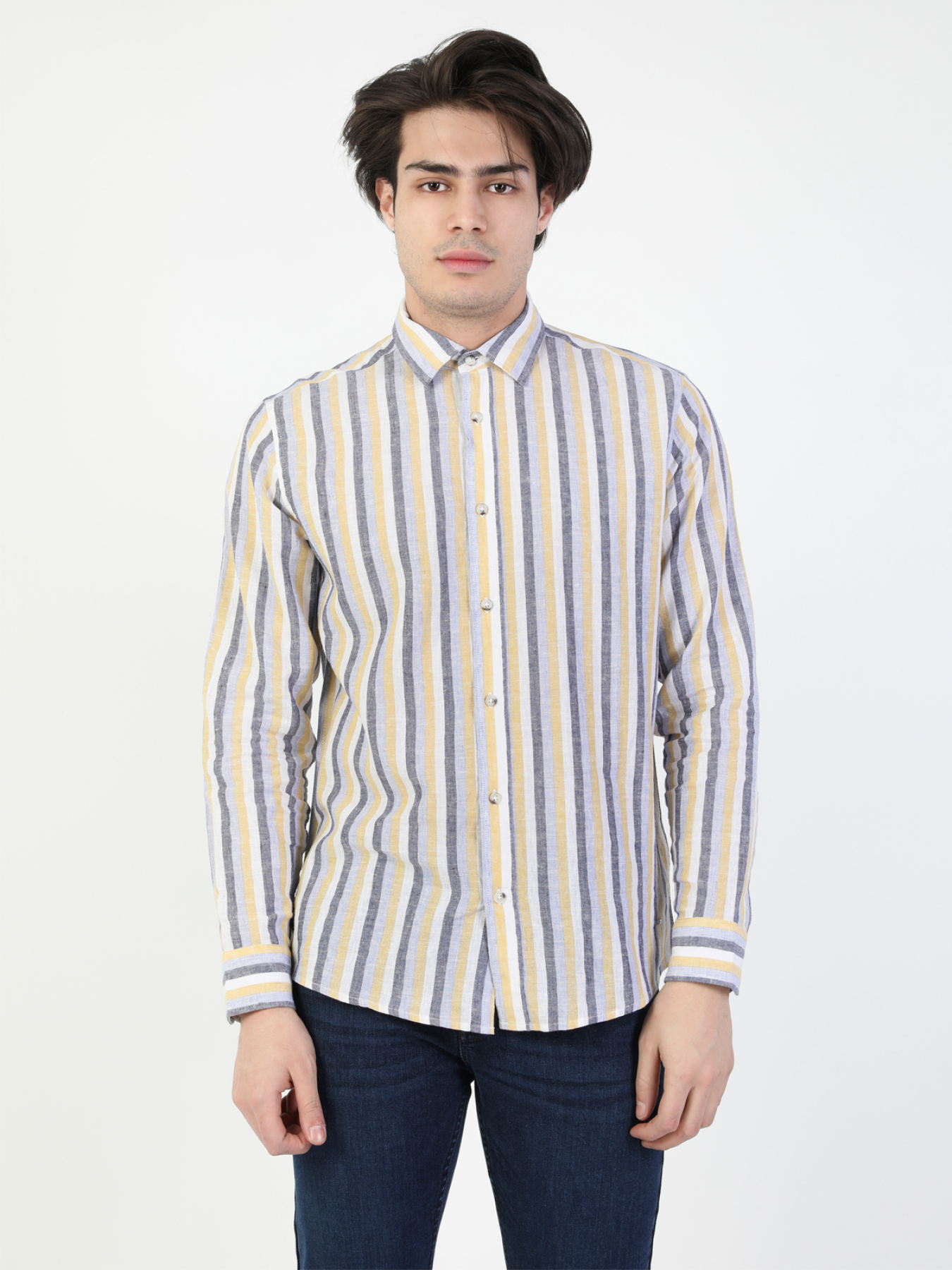 Рубашки Colin’s модель CL1049287_Q1.V1_YLW Фото