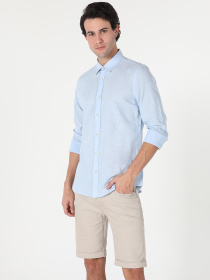 Рубашки Colin’s модель CL1041771_Q1.V1_BLE Рубашки Colin’s модель CL1041771_Q1.V1_BLE Фото