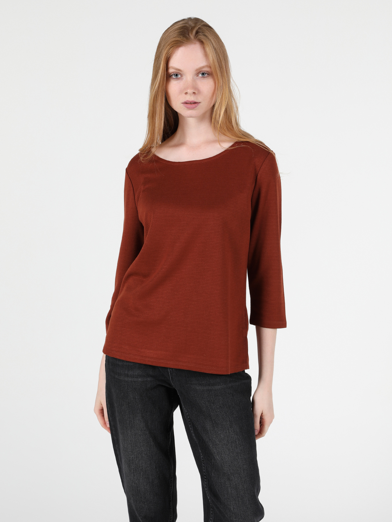 Кофты и свитера Colin’s модель CL1050484_Q1.V1_BRW Фото