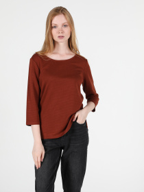 Кофты и свитера Colin’s модель CL1050484_Q1.V1_BRW Фото