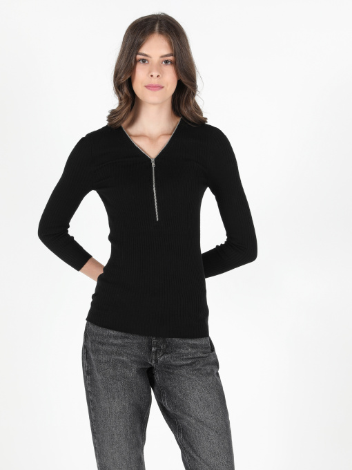 Кофты и свитера Colin’s модель CL1050570_Q1.V1_BLK Фото