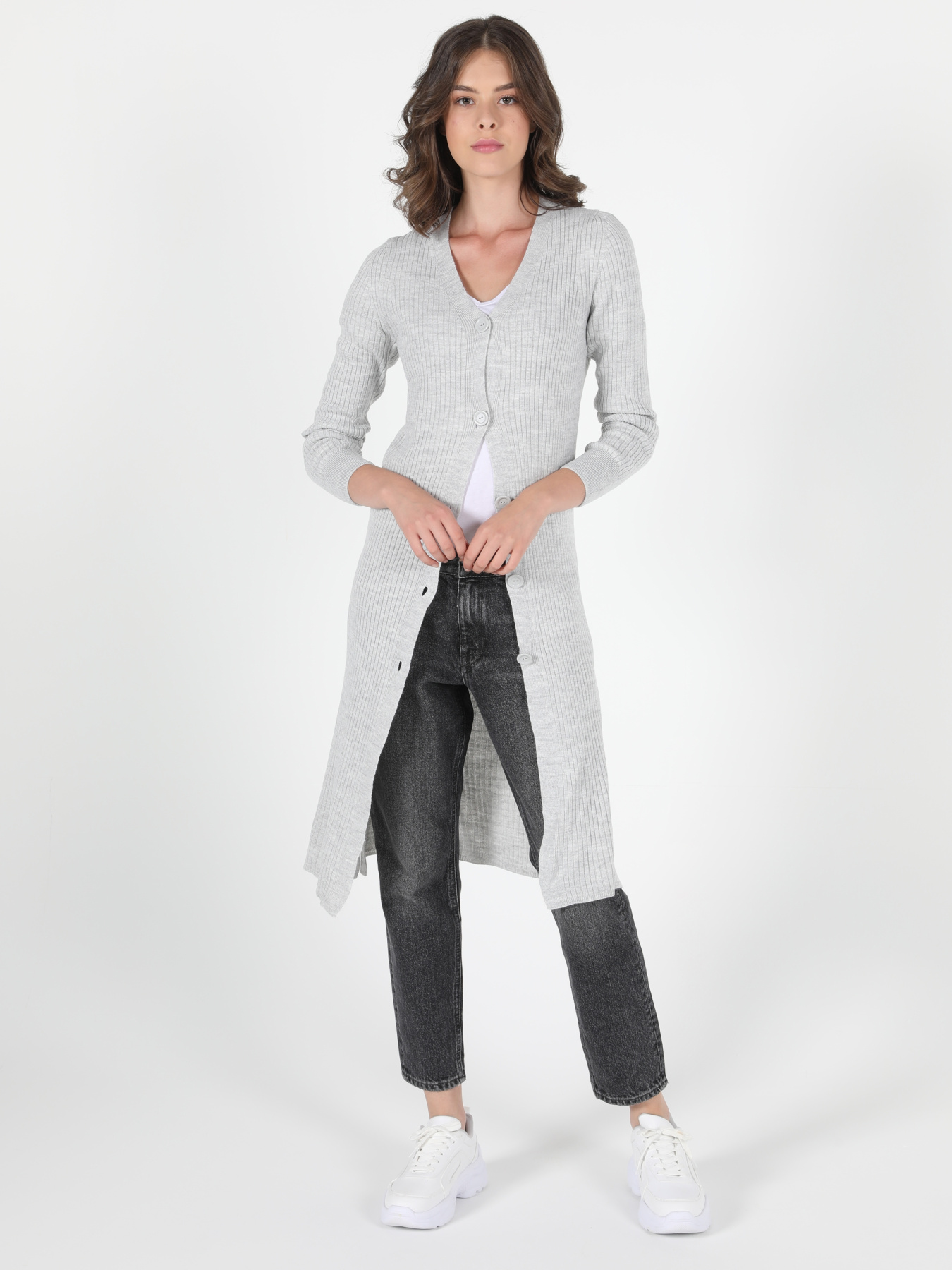 Кофты и свитера Colin’s модель CL1050577_Q1.V1_LGM Фото