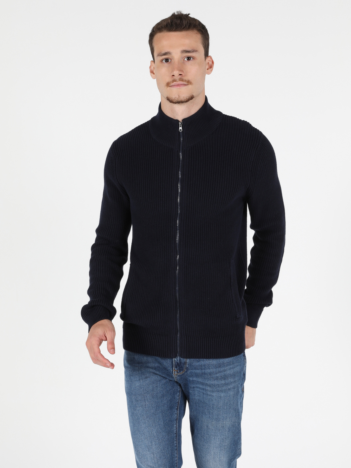 Кофты и свитера Colin’s модель CL1050050_Q1.V1_NAV Фото