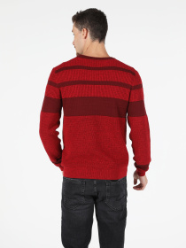 Кофты и свитера Colin’s модель CL1051566_Q1.V1_RED Фото