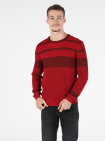 Кофты и свитера Colin’s модель CL1051566_Q1.V1_RED Фото