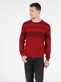 Кофты и свитера Colin’s модель CL1051566_Q1.V1_RED Фото