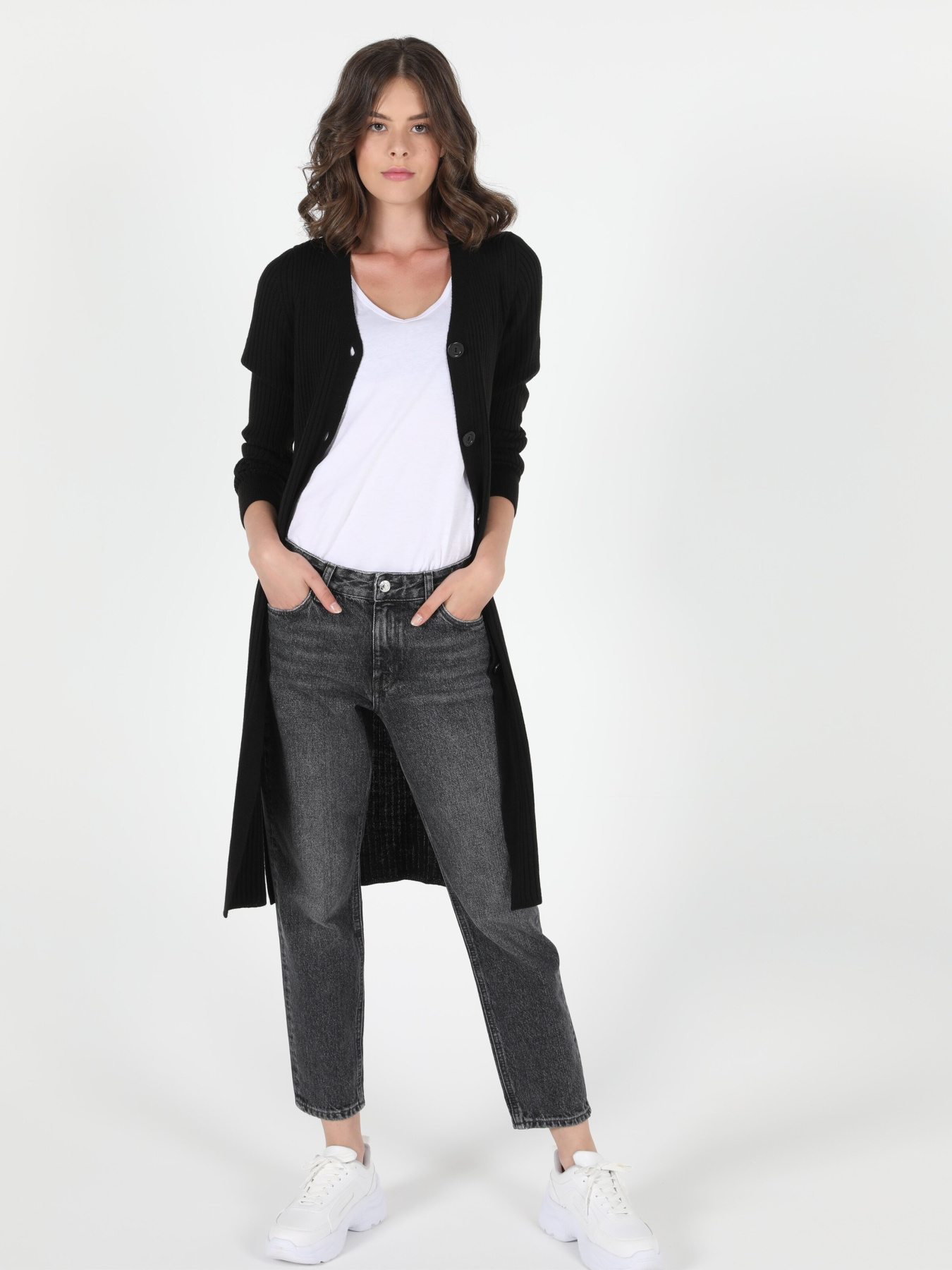 Кофты и свитера Colin’s модель CL1050577_Q1.V1_BLK Фото