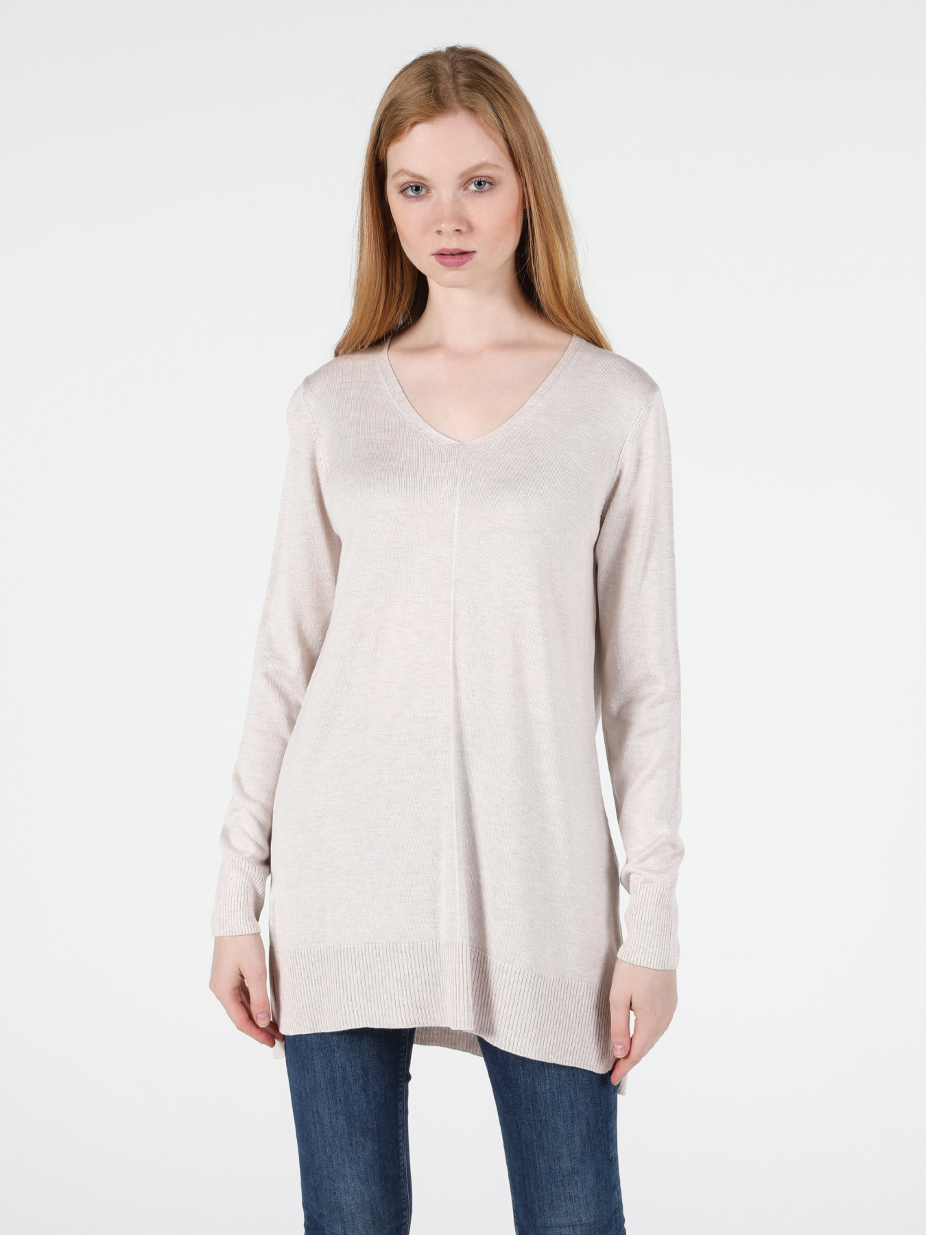 Кофты и свитера Colin’s модель CL1050997_Q1.V1_BEI Фото