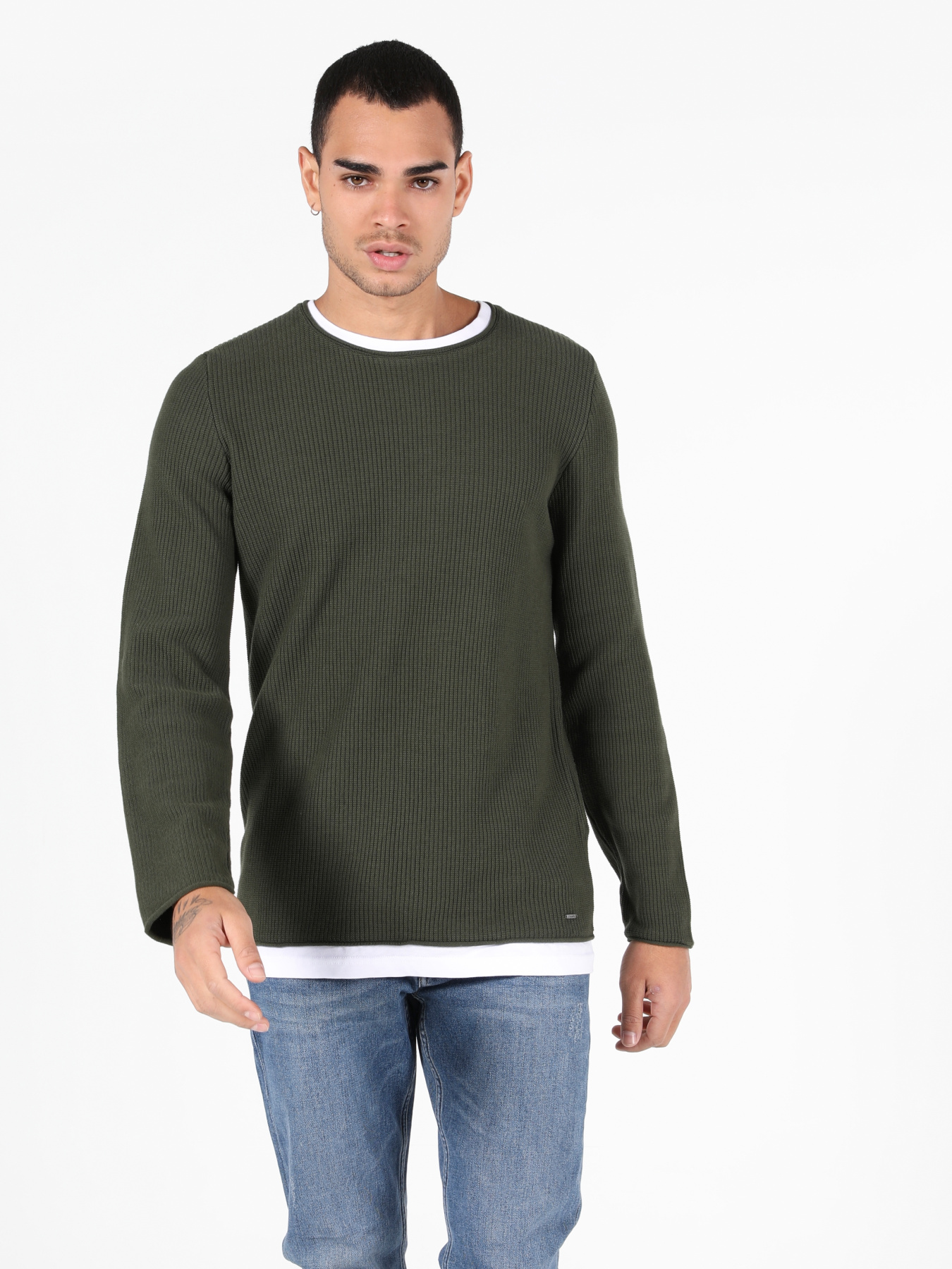 Кофты и свитера Colin’s модель CL1050970_Q1.V1_KHA Фото