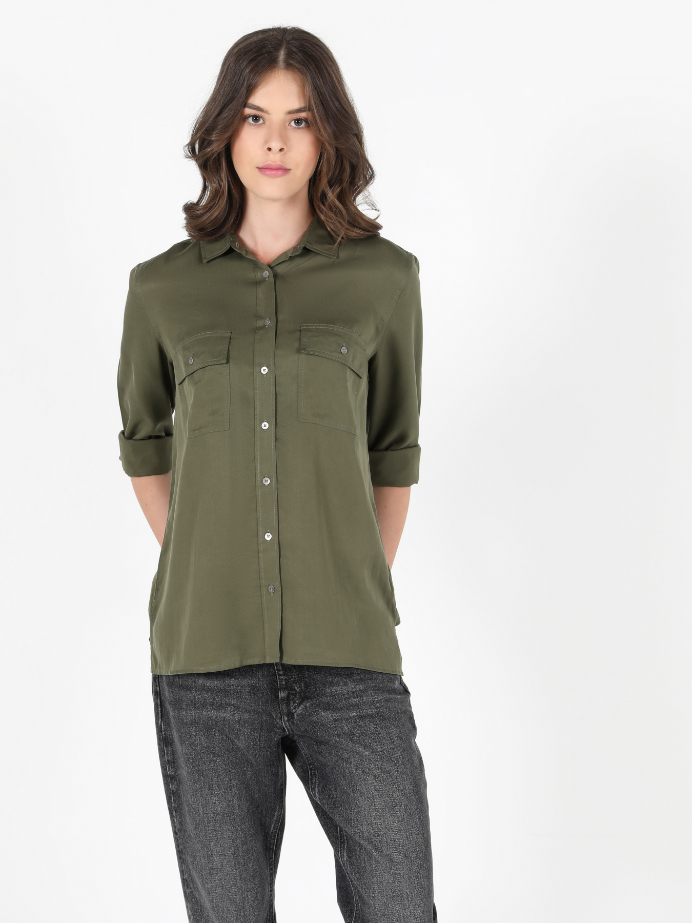 Рубашки Colin’s модель CL1050922_Q1.V1_KHA Фото