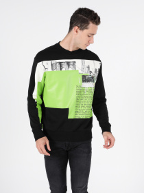 Кофты и свитера Colin’s модель CL1051618_Q1.V1_BLK Фото