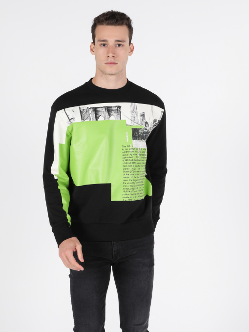 Кофты и свитера Colin’s модель CL1051618_Q1.V1_BLK Фото