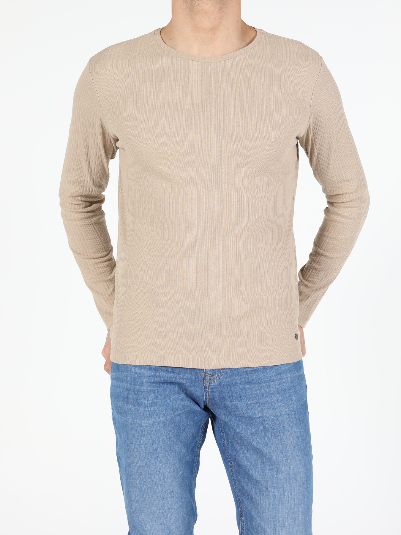 Кофты и свитера Colin’s модель CL1050230_Q1.V1_BEI Фото