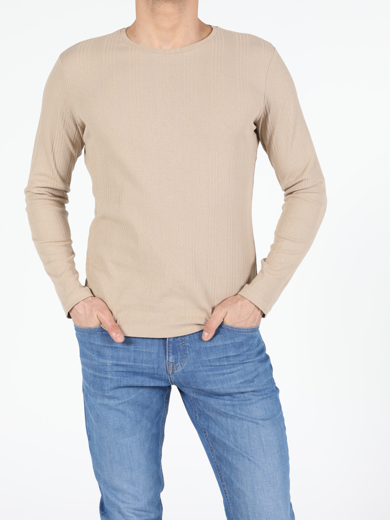 Худи и свитшоты Colin’s модель CL1050230_Q1.V1_BEI Фото