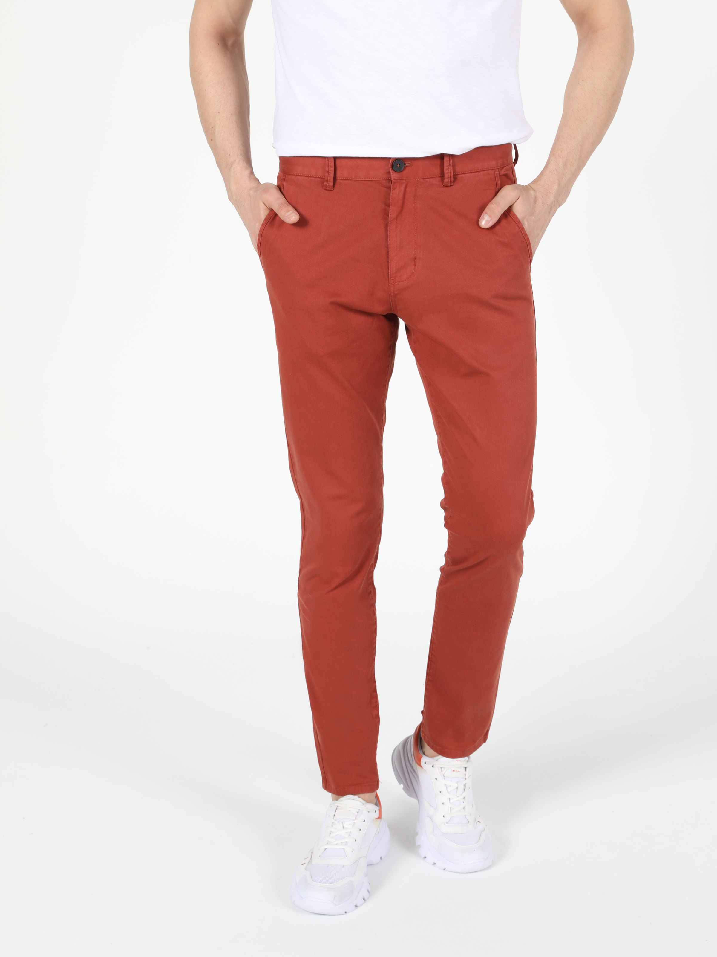 Чоловічі Штани Colin’s  (CL1049749_Q1.V1_BRC) колір помаранчевий, матеріал комбінований верх
