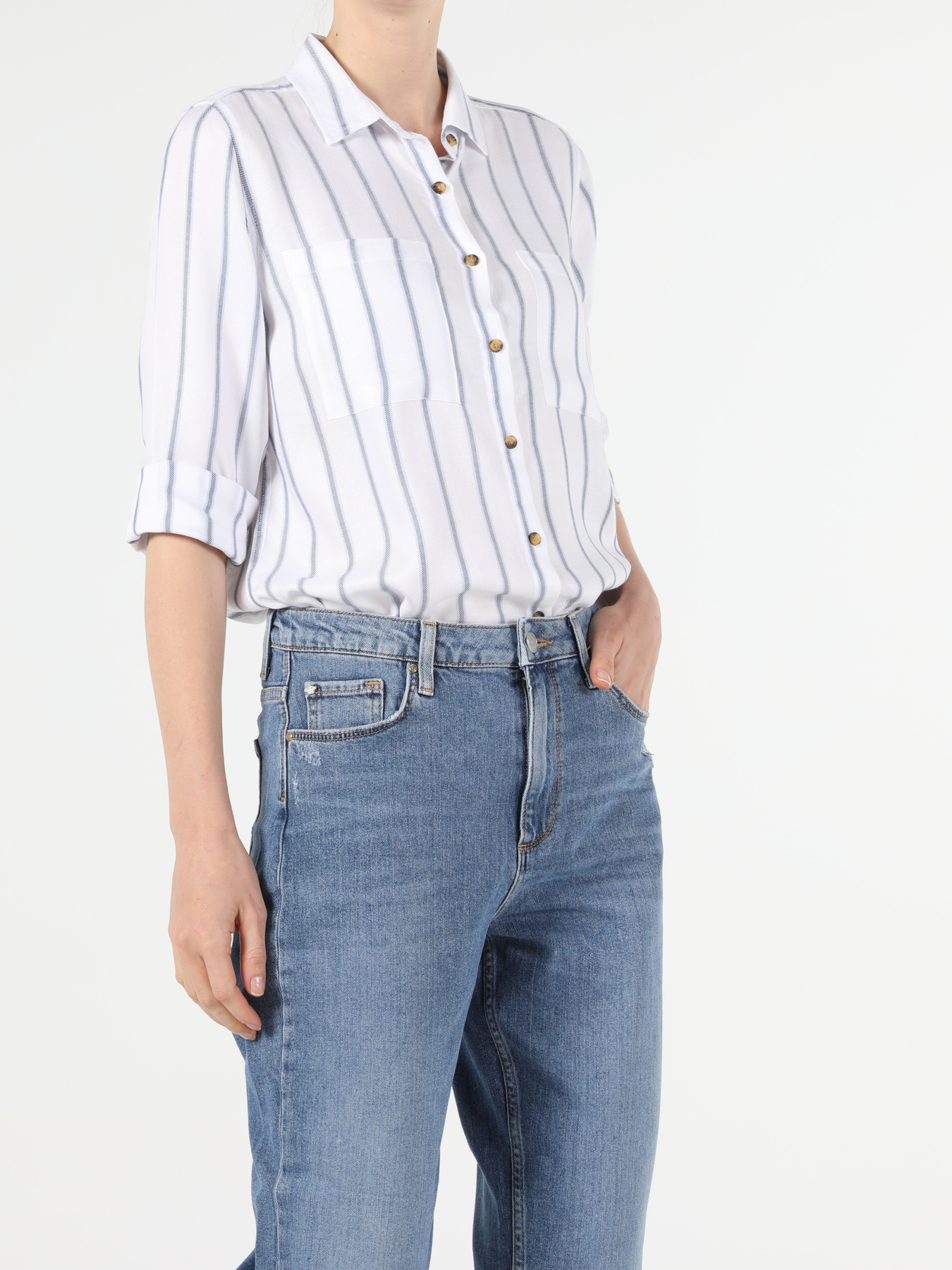 Сорочки Colin’s модель CL1052375_Q1.V1_WHT Фото