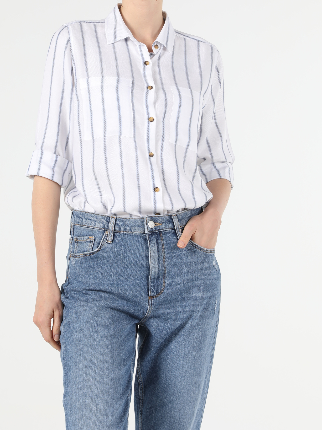 Сорочки Colin’s модель CL1052375_Q1.V1_WHT Фото