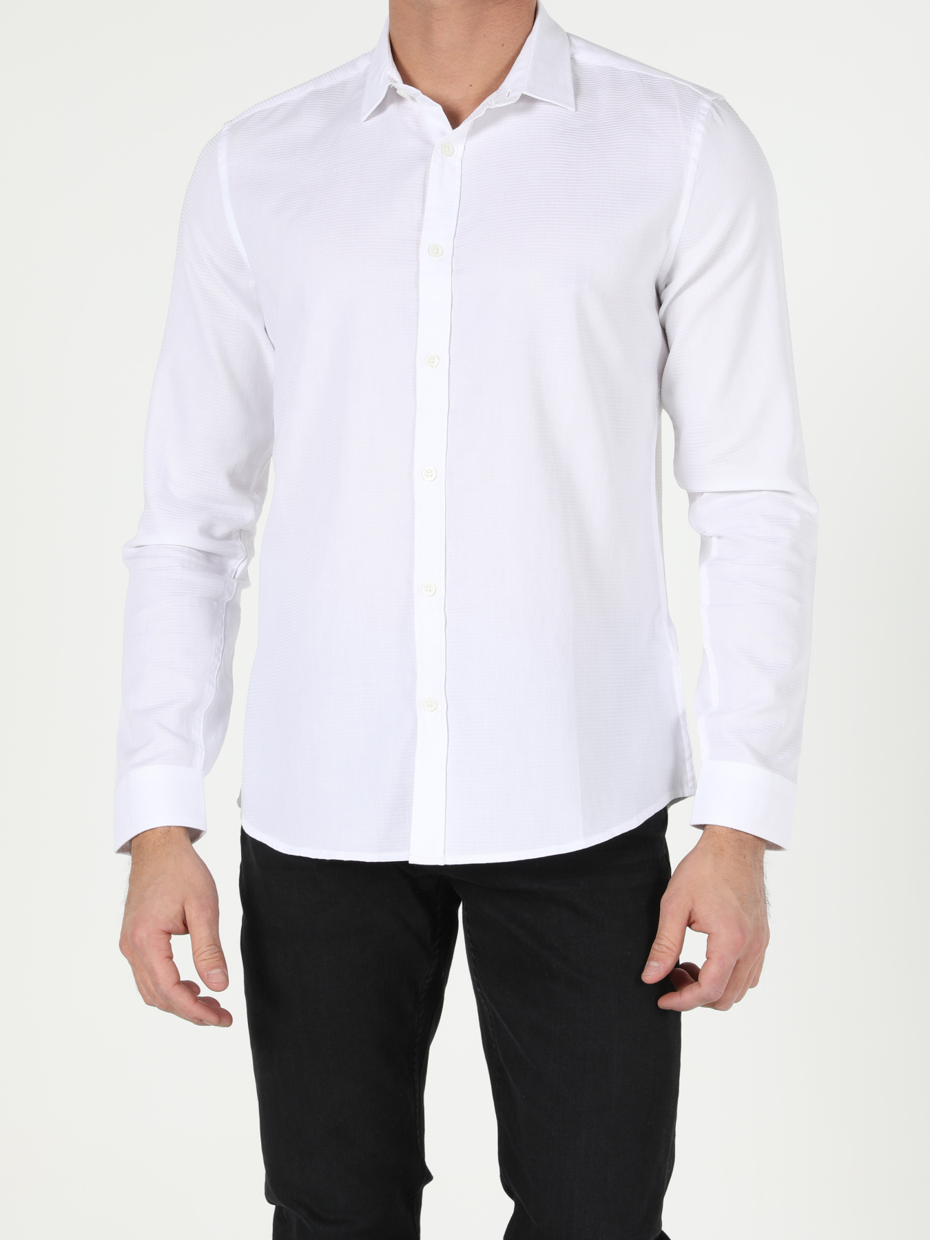 Сорочки Colin’s модель CL1053597_Q1.V1_WHT Сорочки Colin’s модель CL1053597_Q1.V1_WHT Фото