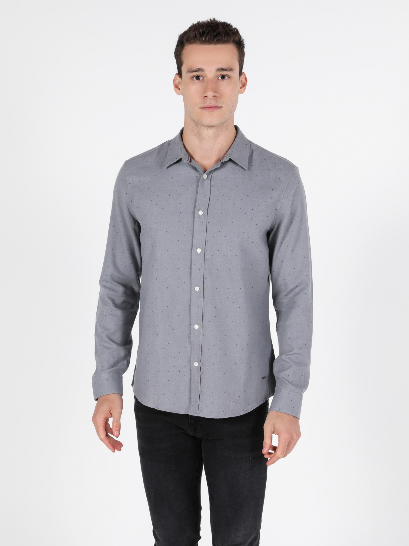 Сорочки Colin’s модель CL1051397_Q1.V1_GRA Фото