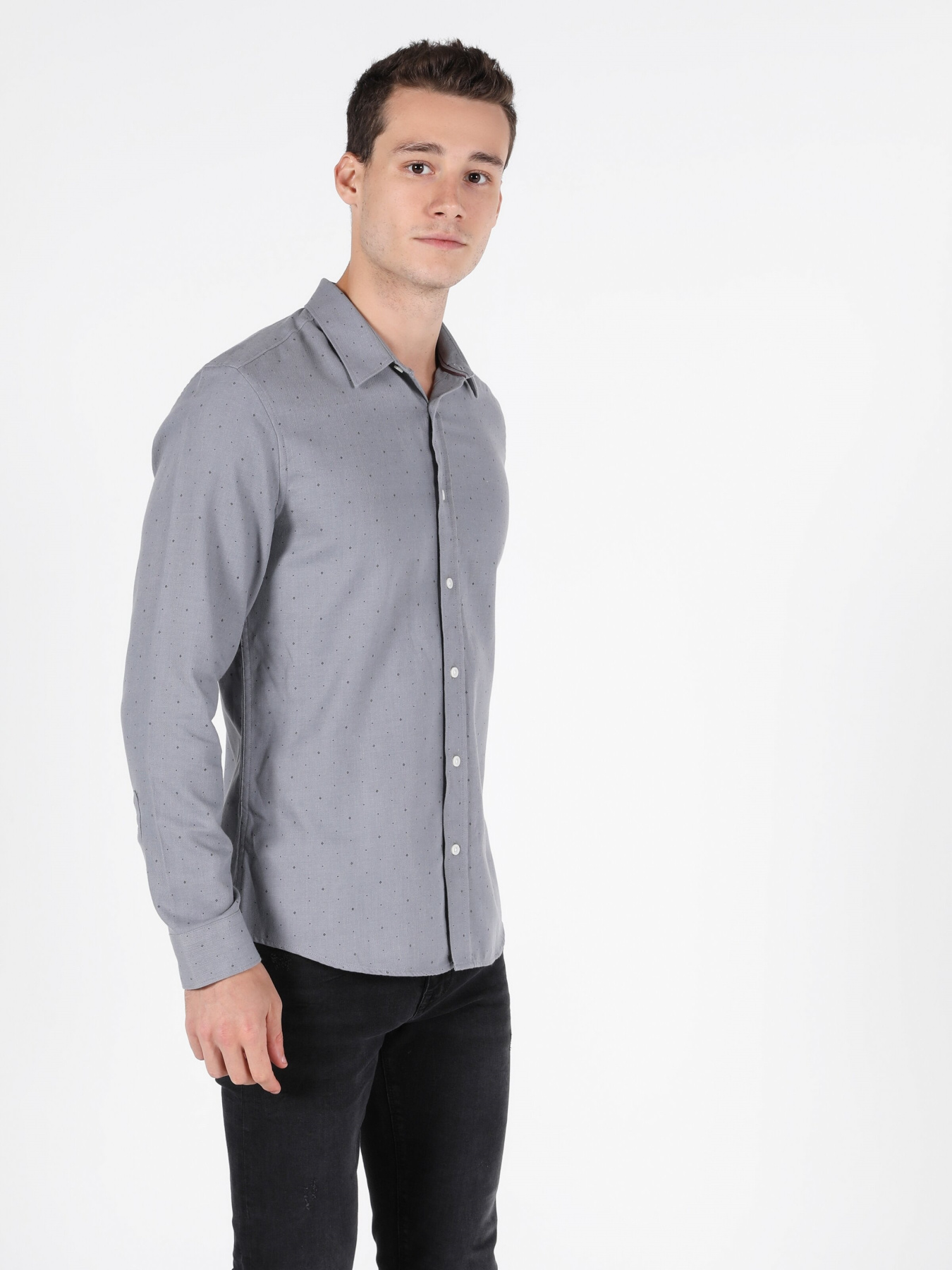 Рубашки Colin’s модель CL1051397_Q1.V1_GRA Фото