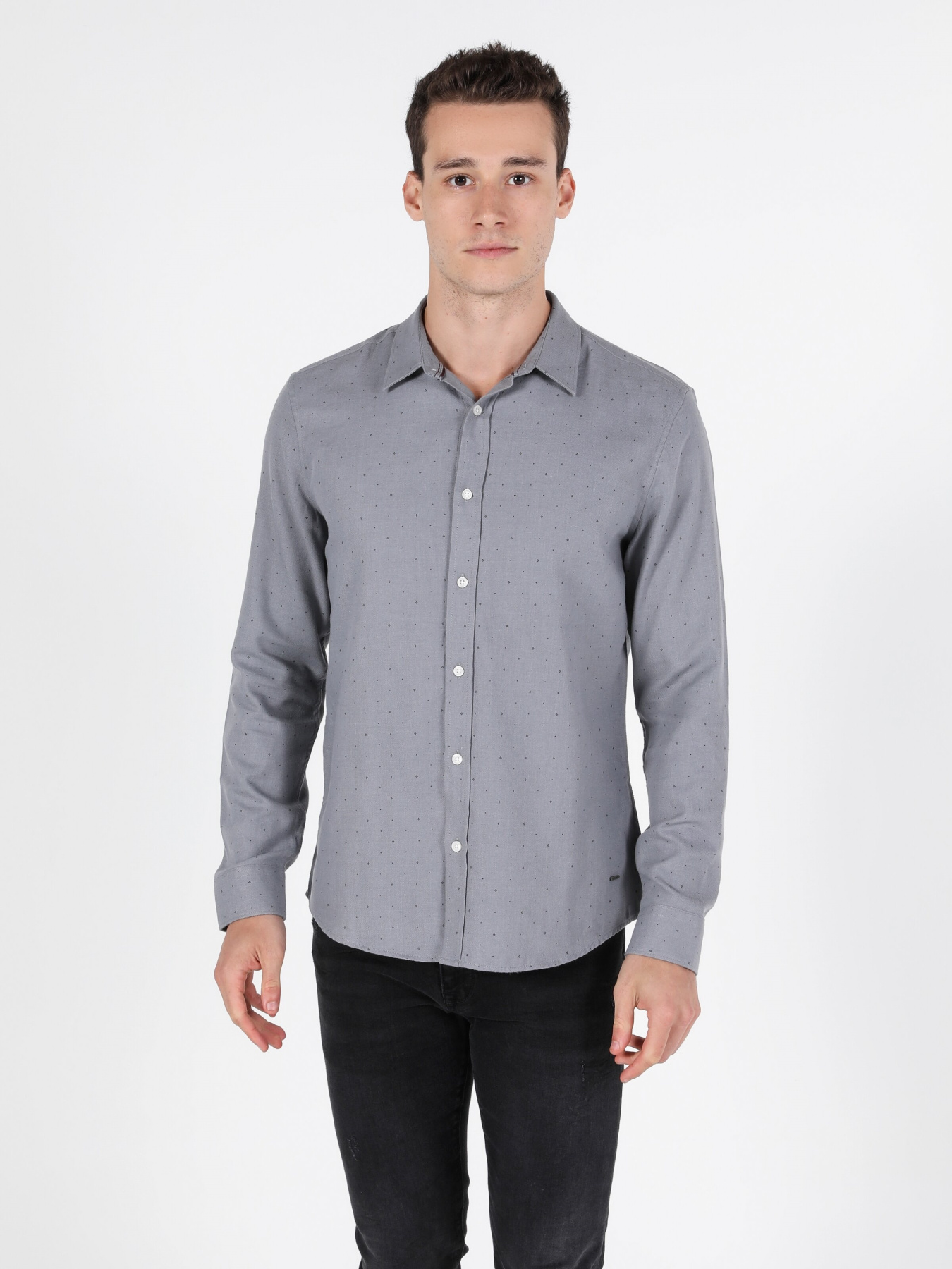 Рубашки Colin’s модель CL1051397_Q1.V1_GRA Фото