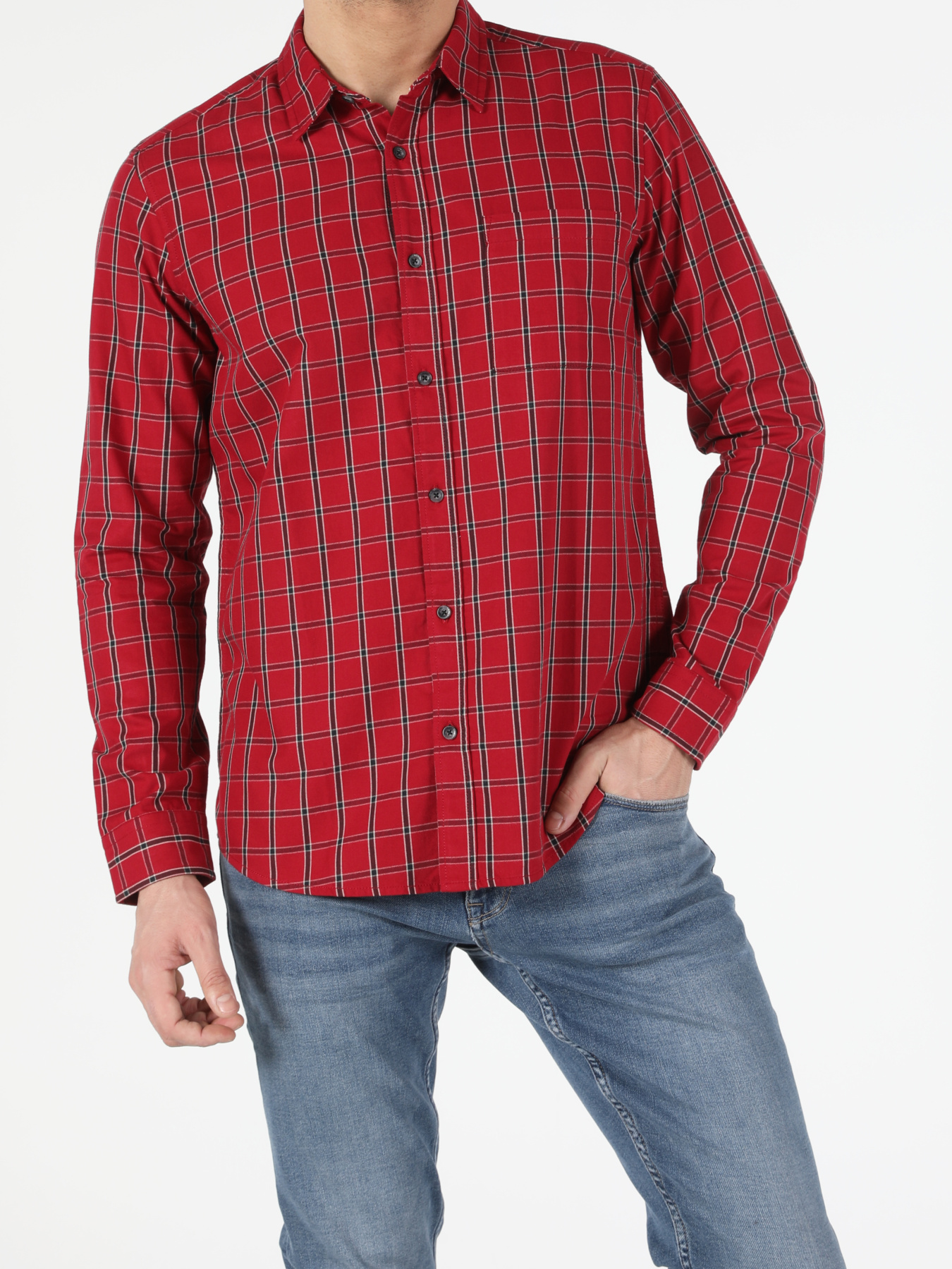 Рубашки Colin’s модель CL1052993_Q1.V1_RED Фото