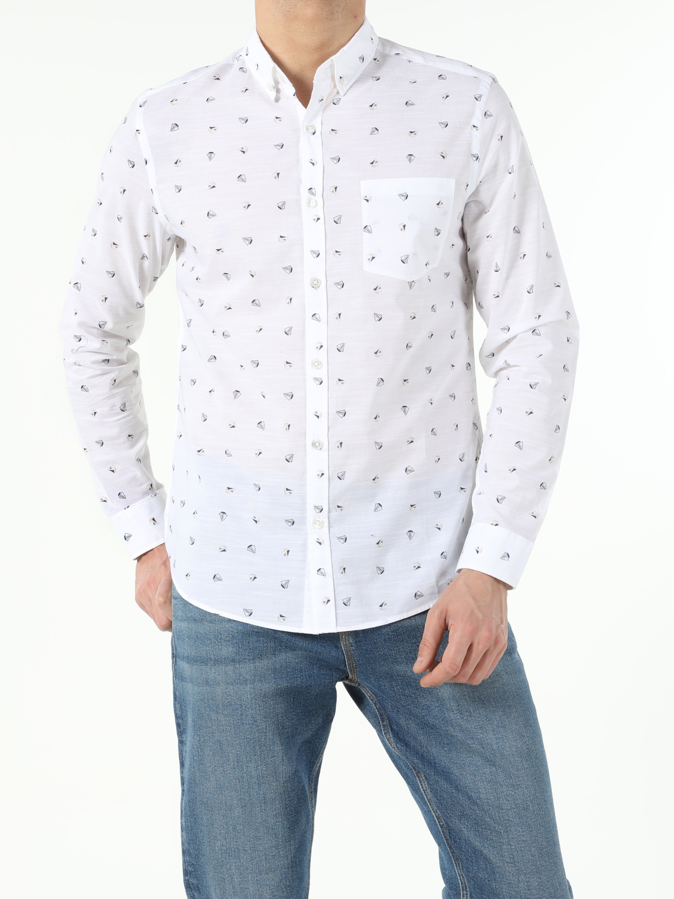 Рубашки Colin’s модель CL1054250_Q1.V1_WHT Фото