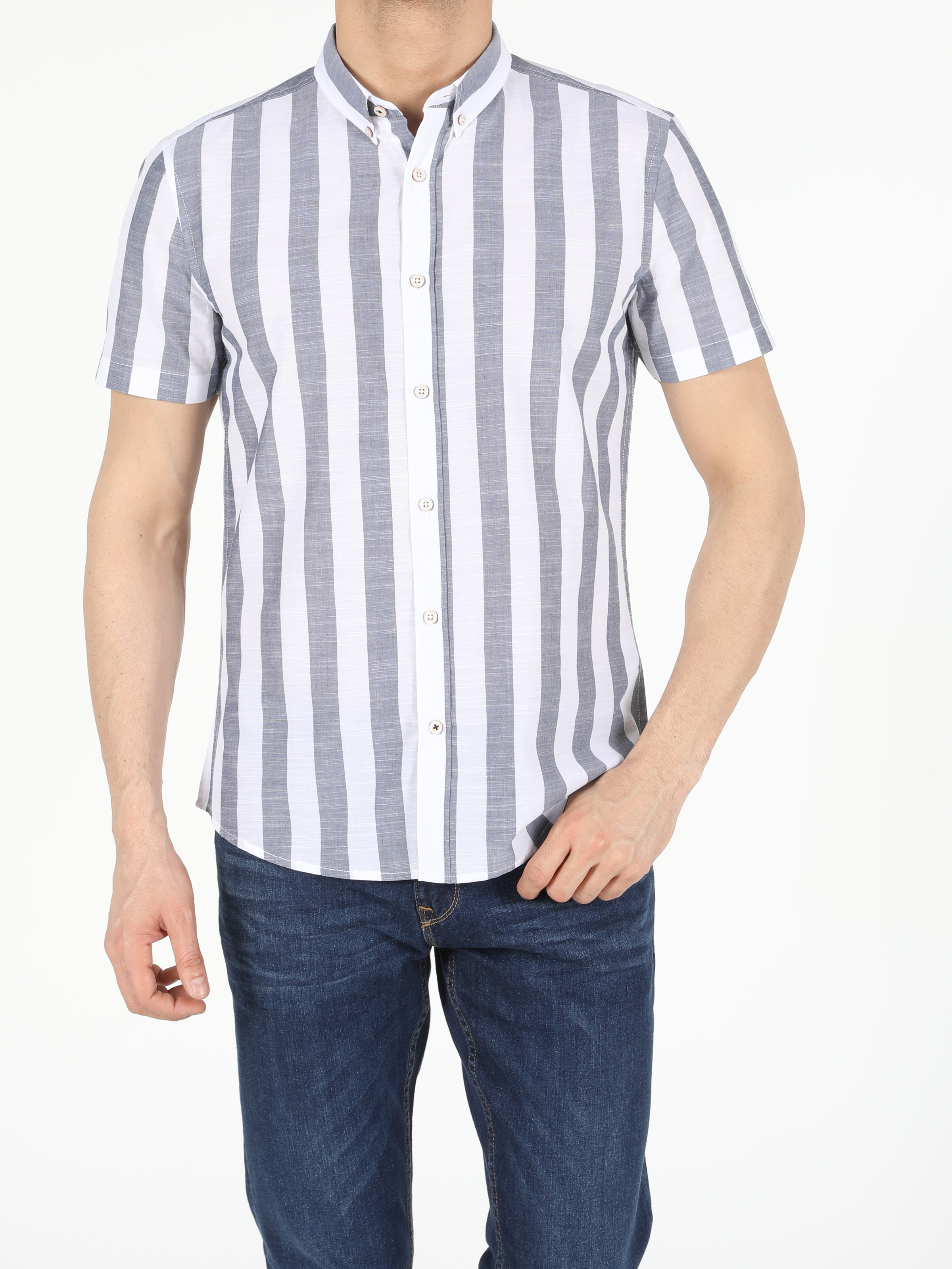 Чоловічі Сорочки Colin’s  (CL1053800_Q1.V1_GRA) колір сірий, матеріал комбінований верх