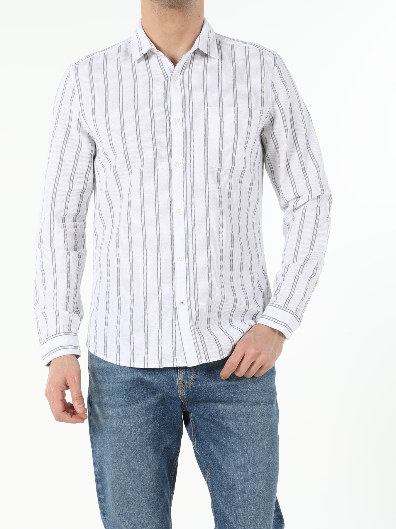 Рубашки Colin’s модель CL1053804_Q1.V1_WHT Фото