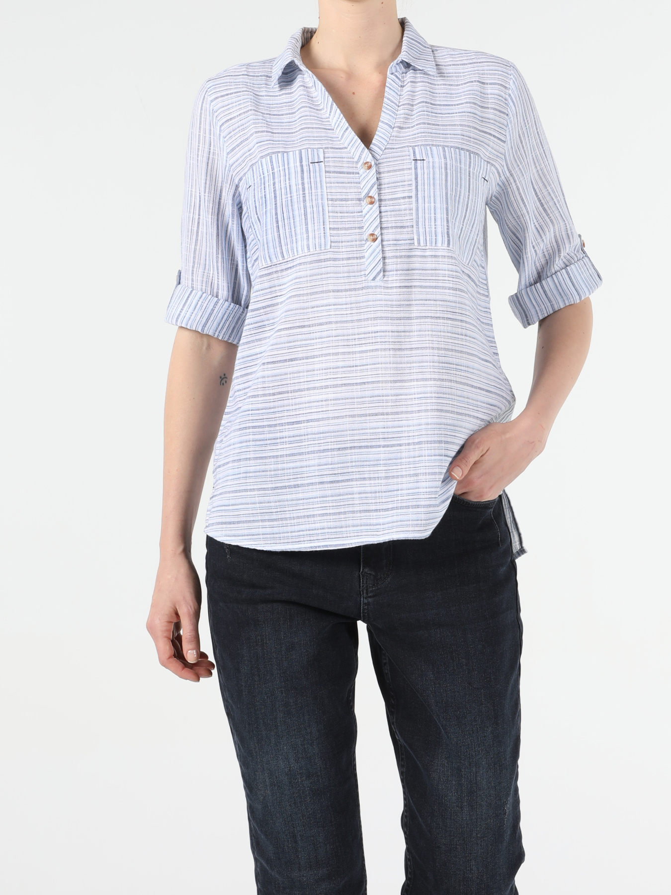 Рубашки Colin’s модель CL1054120_Q1.V1_BLE Фото