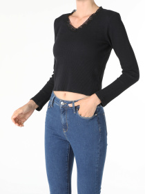 Кофты и свитера Colin’s модель CL1055780_Q1.V1_BLK Фото