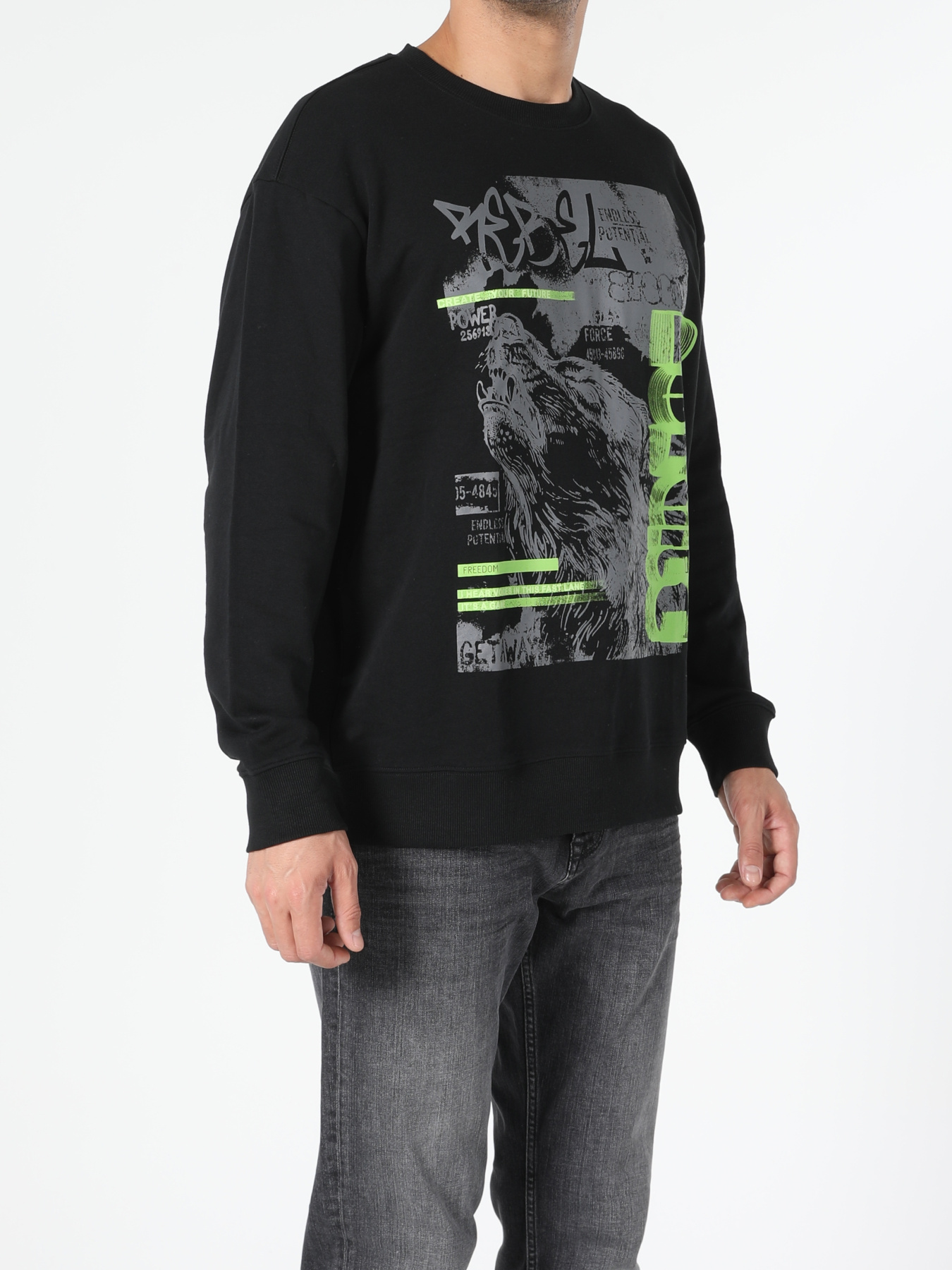 Кофты и свитера Colin’s модель CL1054845_Q1.V1_BLK Фото