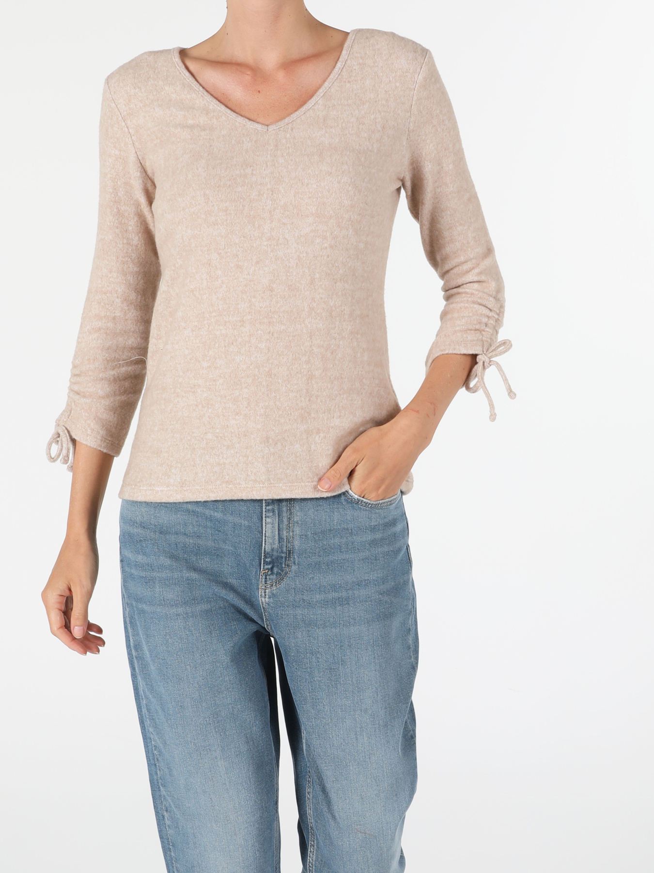 Худи и свитшоты Colin’s модель CL1055759_Q1.V1_BEI Фото