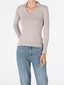 Кофты и свитера Colin’s модель CL1055296_Q1.V1_BEI Фото