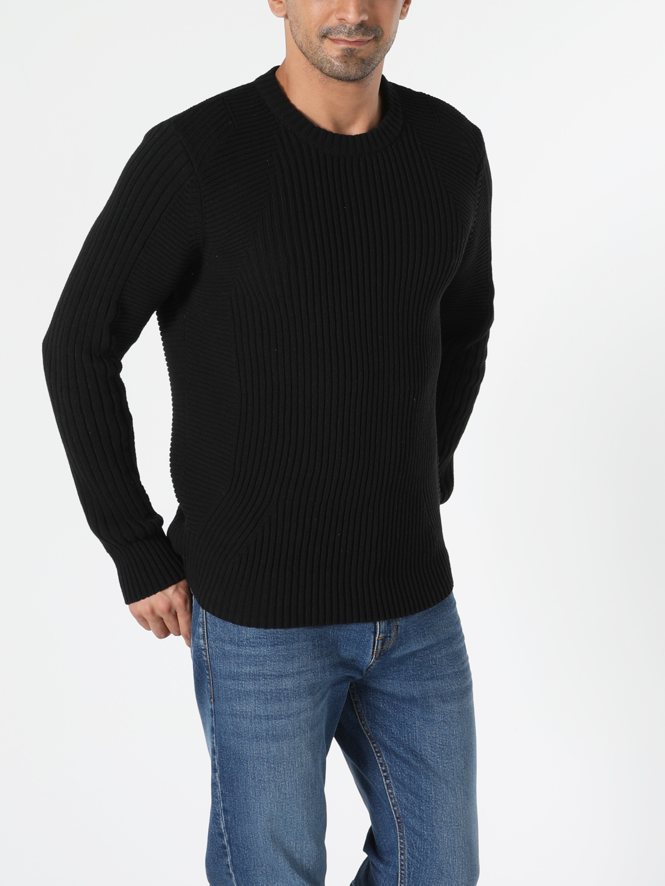 Кофты и свитера Colin’s модель CL1054868_Q1.V1_BLK Фото