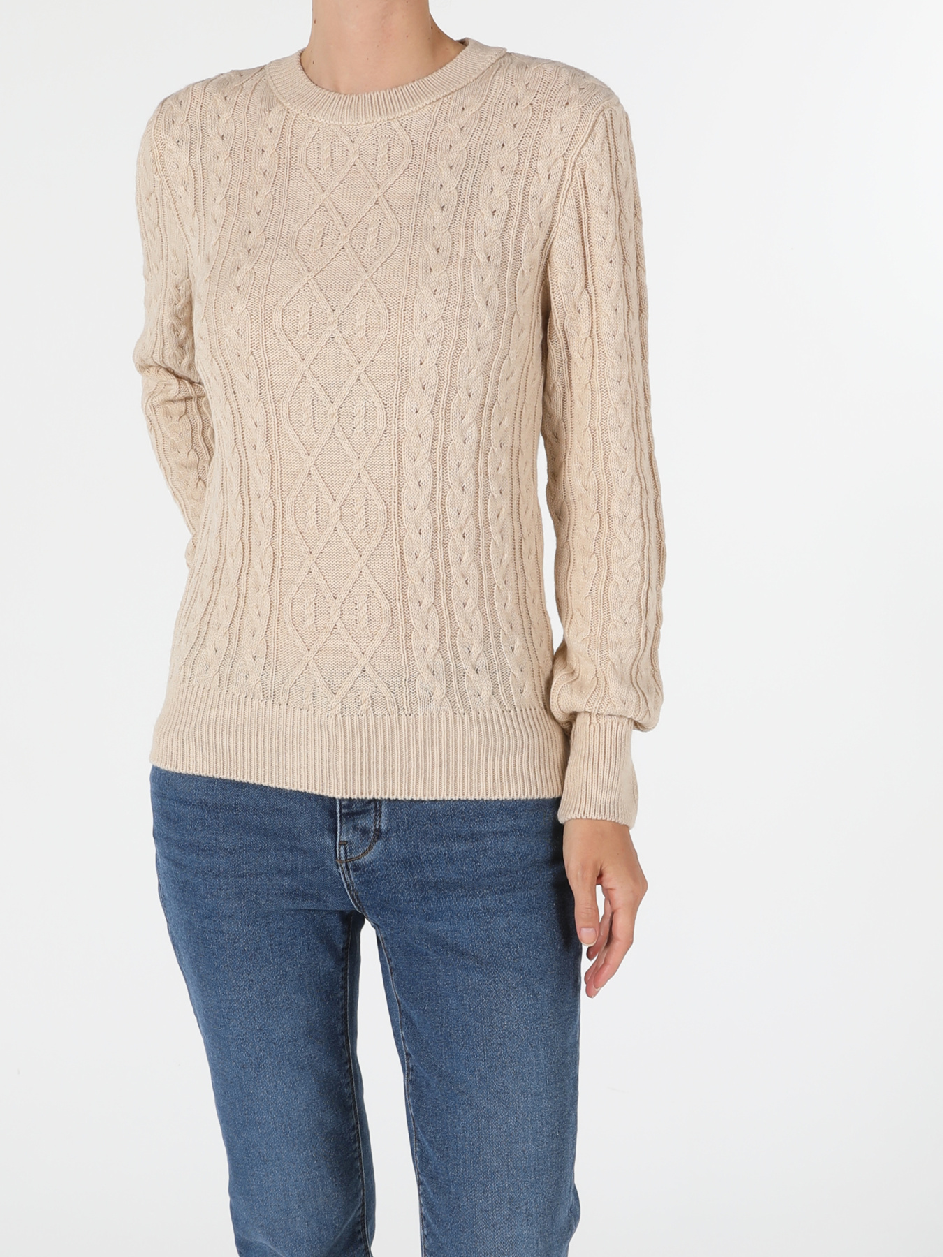 Кофты и свитера Colin’s модель CL1055260_Q1.V1_BEI Фото