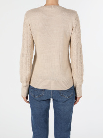 Кофты и свитера Colin’s модель CL1055260_Q1.V1_BEI Фото