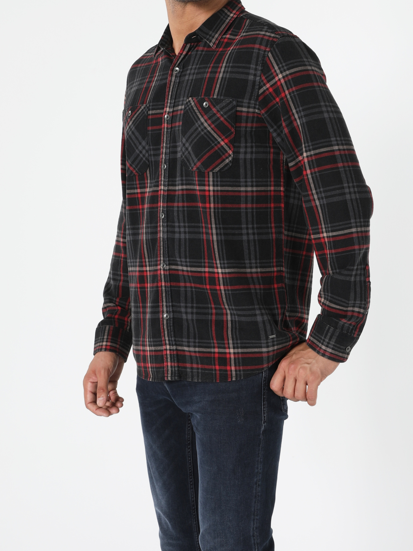 Рубашки Colin’s модель CL1055044_Q1.V1_BLK Фото