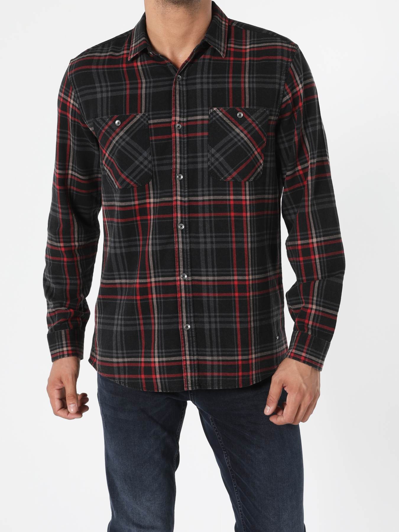 Рубашки Colin’s модель CL1055044_Q1.V1_BLK Фото