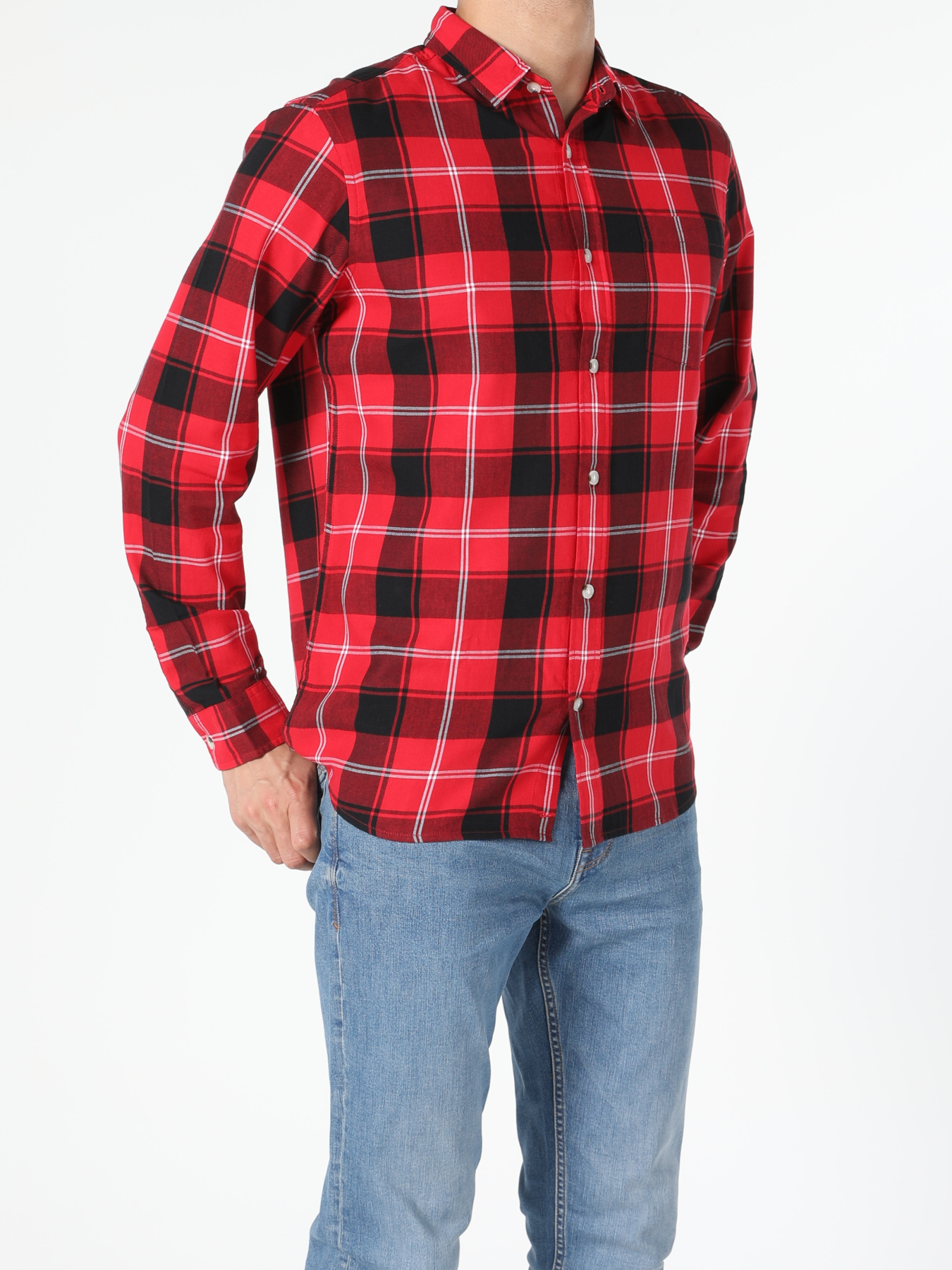 Сорочки Colin’s модель CL1052924_Q1.V1_RED Фото