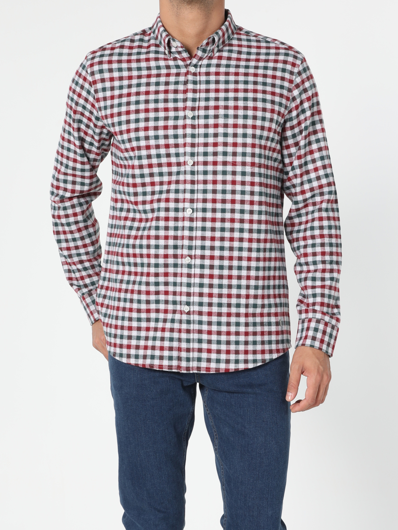 Рубашки Colin’s модель CL1052801_Q1.V1_GRN Фото