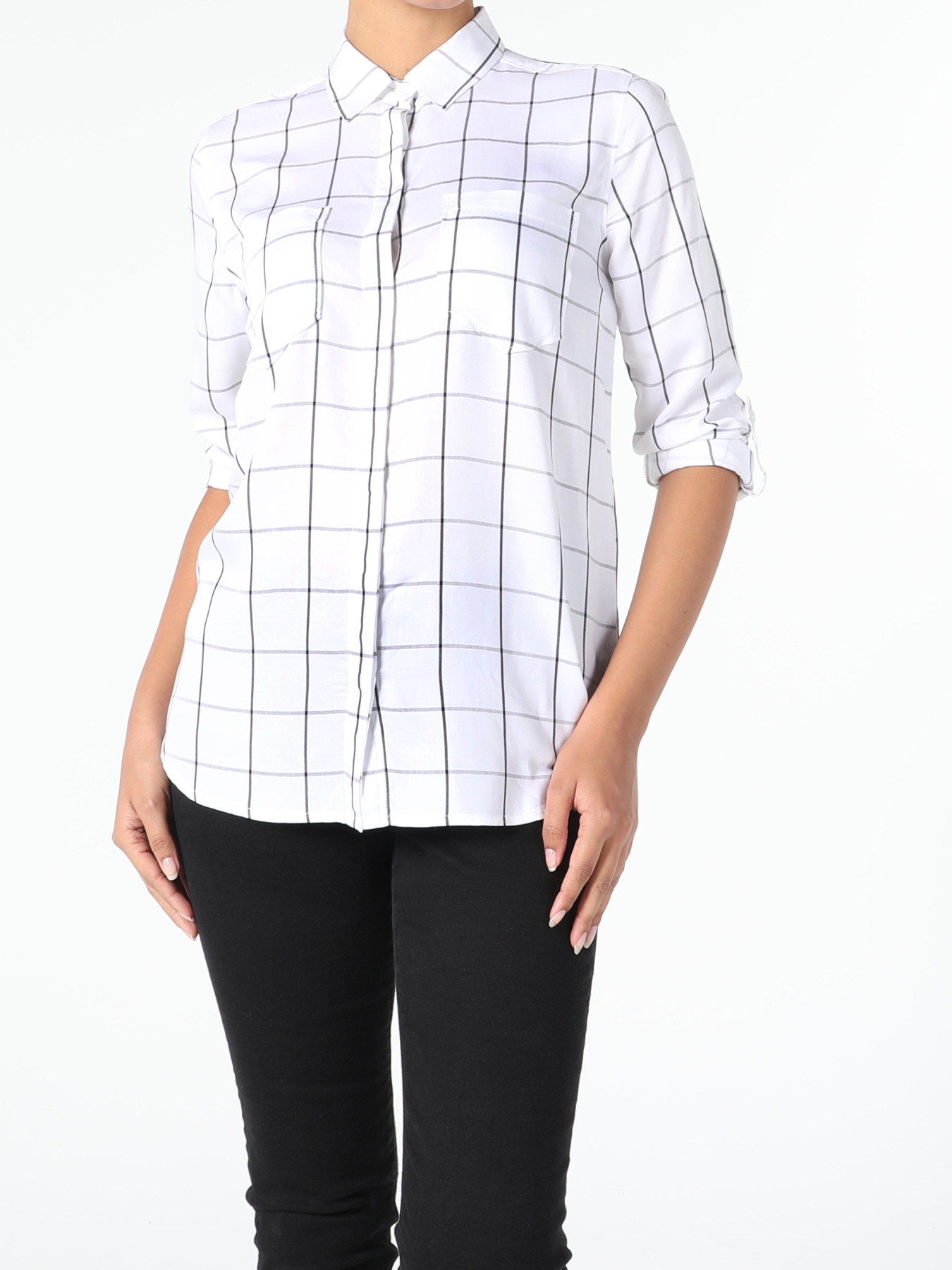 Рубашки Colin’s модель CL1055331_Q1.V1_WHT Фото