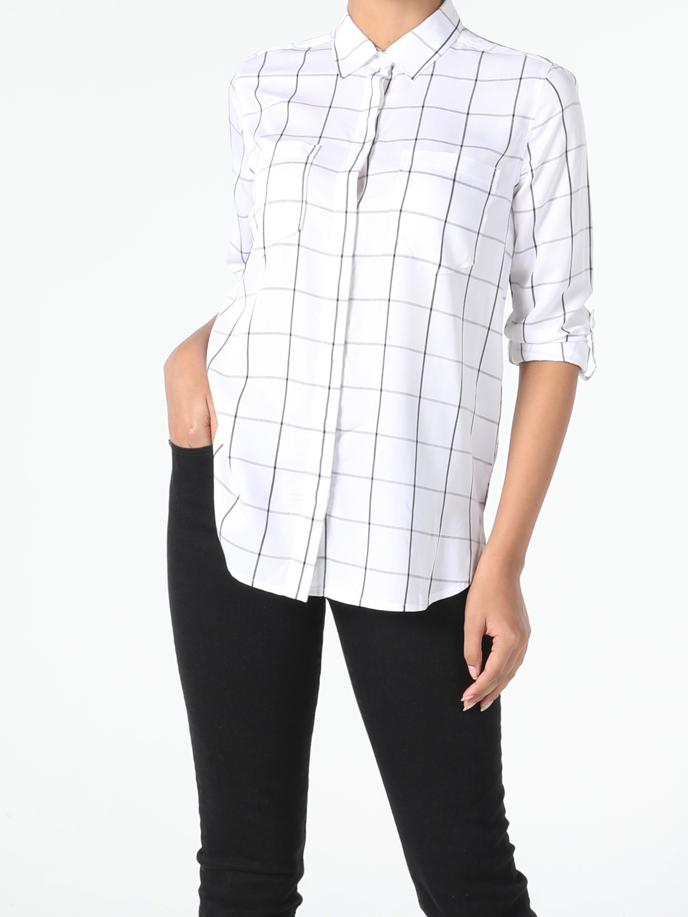 Рубашки Colin’s модель CL1055331_Q1.V1_WHT Фото