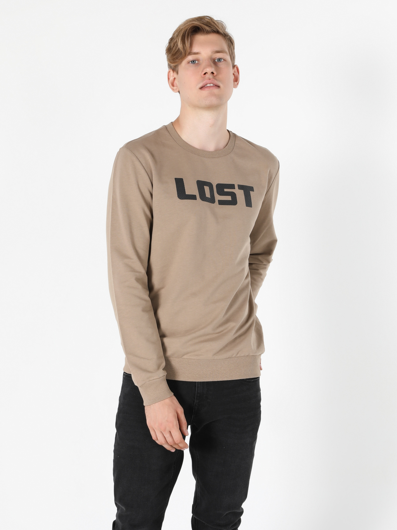 Худи и свитшоты Colin’s модель CL1055793_Q1.V1_BEI Фото